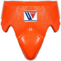 Bright orange MMA grappling pad with a central logo patch featuring the brand 'Winning'.