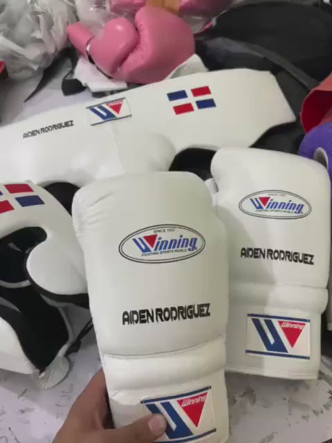 Cleto Reyes Elite Sparring Set - Premium Silver Lace-Up Combat Gear